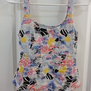 FP Movement by Free People Multicolor Floral Tank Top